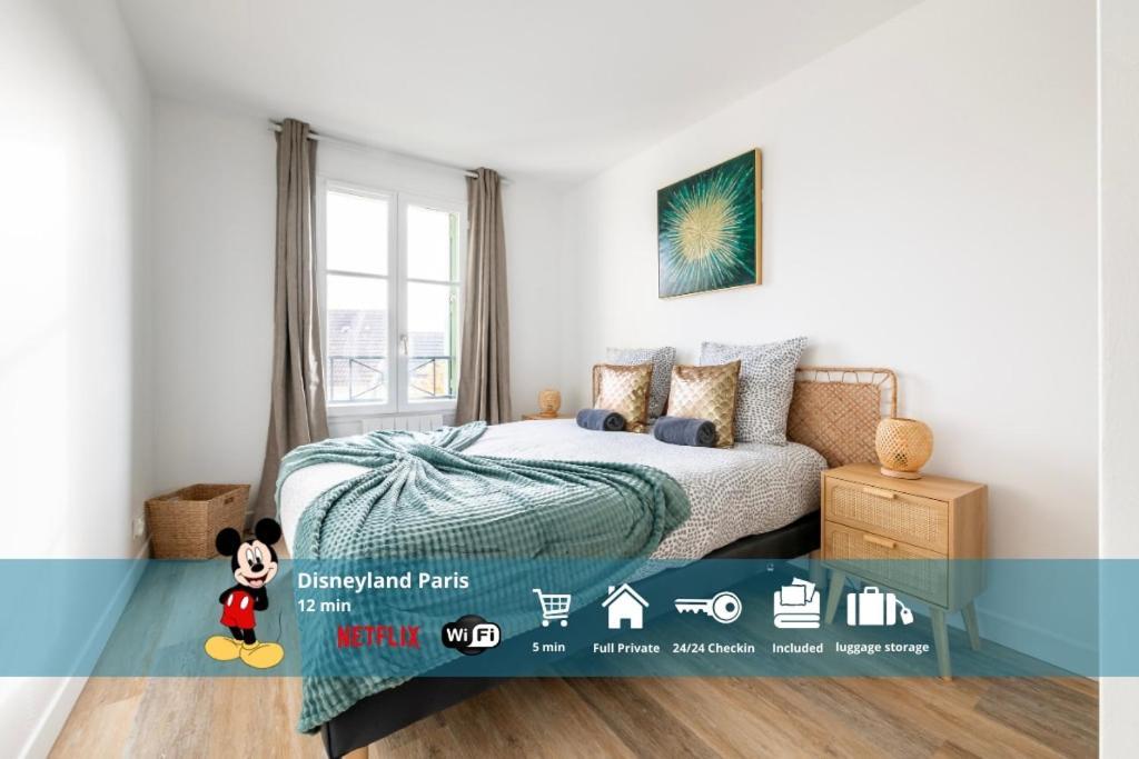Le Mana, 7 Pers 2 12min Disneyland Paris Apartment Bailly-Romainvilliers